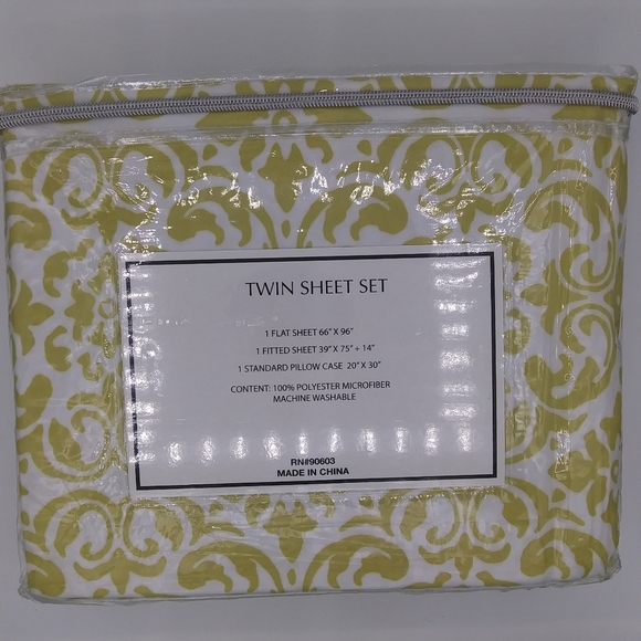 TWIN 3pc sheet set- JODI home collection